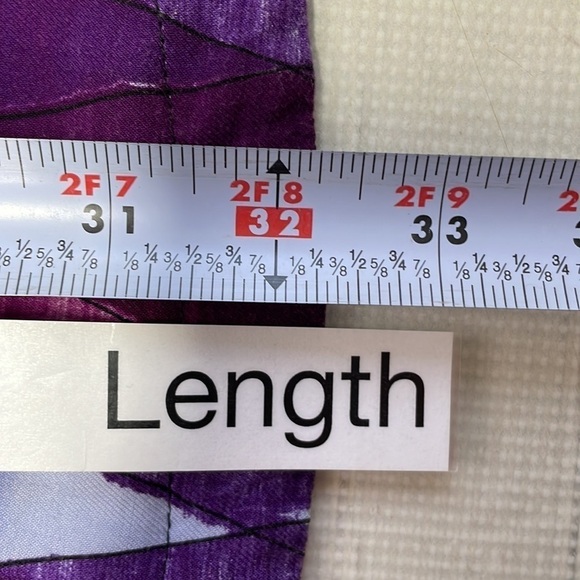 Some Days Lovin Dress Boho Diamond Print Purple Wrap Size XS - Picture 8 of 13